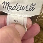 Madewell  Relaxed Military Shorts in Antique Gold Size 33 Photo 6
