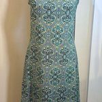 prAna Boho Medallion Print Strappy A-Line Summer Sundress w/Shelf Bra Sz S 💚 Photo 0