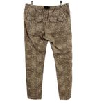 Gramicci Womens Climbing Pant Brown Speckled Print Integrated Belt Size 4 Photo 3