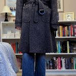 Steve Madden Vtg  Wool Trench Coat Photo 5