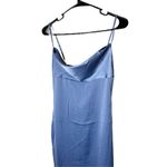 We Wore What  Slate Blue Cowl Midi Dress NWT Size 2 Photo 1
