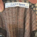 ZARA Plaid Short Sleeve Dress with Pockets Photo 4