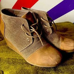 Pierre Dumas Brown Leather Booties Size 8 EUC! 019 Photo 0