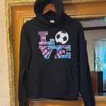 Black Love Soccer Hoodie Photo 0