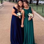 Dark Green Prom Dress Size 8 Photo 3