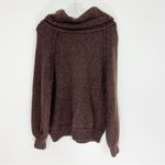 Free People  Echo Beach Pullover Sweater Majestic Oak Heathered Brown Size Small Photo 7