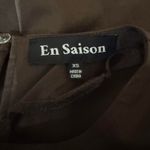 En Saison Brown Puff Sleeve Jumpsuit Size XS Photo 3