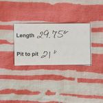 Old Navy Coral Pink Cotton Tunic Blouse Size Large Coral Print Tunic Photo 1