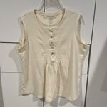 L.L.Bean ladies cotton tank top shirt . Size M Photo 0