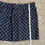 🦋 GAP Factory Blue White Mini Skirt Formal Office Preppy Size 14 Photo 4