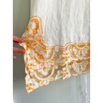 J.Crew  | NWOT Cutwork tunic top in linen in White | Sz M Photo 5