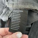 Club Monaco Women's Straight Leg Charcoal Gray Corduroy Pants - Size 2 - Midrise Photo 3