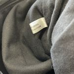 Audrey Brooke  Black Leather Handbag with Braided Shoulder Straps Photo 3