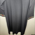 Susan Graver  Embroidered Dress Black NWT‎ Photo 5