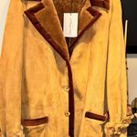 Salvatore Ferragamo NWT  Made In Italy, Suede Leather Lambs Shearling Jacket Photo 0
