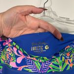 Lilly Pulitzer Weekender Mid Rise Leggings Borealis Blue How You Like Me Prowl M Photo 2