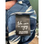 Nic+Zoe  Women's Blue Floral Botanical Vintage Pull-On Relaxed Trousers Size‎ 10 Photo 12