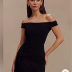 Meshki  Cassidy Crepe Off Shoulder Mini Dress Photo 2