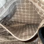 Kate Spade  NY Black Patent Brown Leather Combo Court Tote Zip Shoulder Bag Photo 4