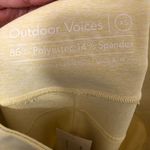 Outdoor Voices  3/4 Warmup Legging Dandelion Yellow New NWT XS Photo 2
