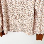 Lou & grey [] Flower Cozy Cotton Terry Sweatshirt Long Sleeve Crew Neck Sz Medium Photo 9