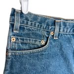 Levi's Levi’s 517 Cutoff Denim High Waisted Jean Shorts Size 36 Blue Distressed Raw Hem Photo 2