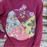 Amazon Handmade Quilt Pumpkin Fall Sweatshirt Halloween Art to Wear Sewn Creator Maker Photo 1