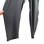 Madewell Embroidered Silk Folkway Jumpsuit in Black Sleeveless Crop Leg, Size 2 Photo 8