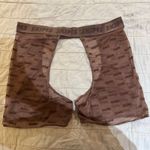 SKIMS  size 4X After Hours Open Shorts in Jasper Brown Women’s NWT Photo 0