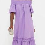 Tuckernuck Hyacinth House Lilac Off The Shoulder Midi Dress Purple Size XL Photo 0