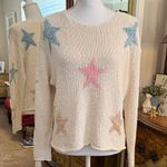 Vintage Havana  Cream Sweater with Multicolor Stars Photo 1