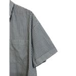 Pistola  Cam Short Sleeve Button Down Shirt in Sea Stripe size Medium Photo 2