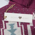 Woven Heart Vintage-Inspired Sweater Aztec Southwestern NWT Zip Pullover Womens Medium Photo 7