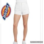 Dickies Girl Juniors' High Rise Fray white shorts size 7 28 waist Photo 1