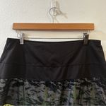 Lucky In Love Women’s Black and Neon Green Tennis Skort Size Large 12 Photo 1