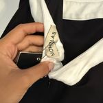 NICHOLAS Black and White Backless Dress Size XS Photo 10