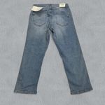 NWT Creative Soul Jeans Womens 7/8 28x22 Blue Light Wash Faded Straight Leg Size 28 Photo 1