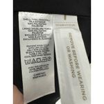 Loft  Pleated Tie Neck Dress Women Medium Black Loose MISSING BELT Long Sleeve Photo 8