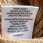 WAYF  Women's Camel Pullover Puff Sleeve Squared Neck Sweater Size Medium #243361 Photo 4