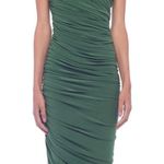 Norma Kamali Diana Dress Green Photo 3