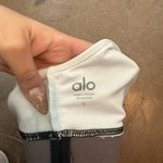 Alo Yoga  White Logo Sports Bra  Photo 2