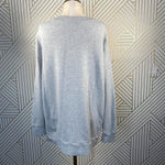Anthropologie ‎ Pure + Good Zip Sweatshirt Jacket Terry Cotton Gray Size Large Photo 5
