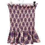 For Love & Lemons Clover Smocked Mini Skirt Sz S Photo 3