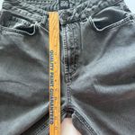 BDG  Urban Outfitters Mom High Rise Relaxed Fit Black Distressed Hem Jeans Sz 28 Photo 7