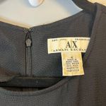 Armani Exchange Dress Vintage Black Midi Fringe Hem Sleeveless Dress Sz 6 EUC Photo 2