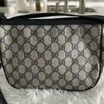 Gucci GG Vintage Sherry Line Stripe Navy Crossbody Shoulder Navy bag Handbag Photo 4