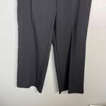 House of Harlow Black Wide Leg Trousers High‎ Rise Gold Side Button 12 Photo 3