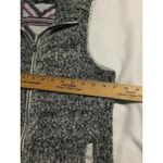 Cruel Girl Sherpa Vest Gray Aztec Print Lined Zip Front Women's Size Medium Photo 3