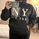 New York NY Gray Hoodie Photo 0