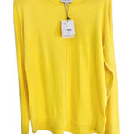 Gibson Latimer  Yellow Knit Sweater Sz M NWT Photo 0